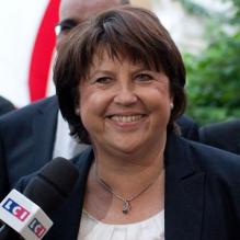 Martine Aubry à Paris, le 17 juin 2012.