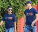 Mila Kunis et son petit ami Ashton Kutcher dans les rues de New York, le 23 septembre 2012.