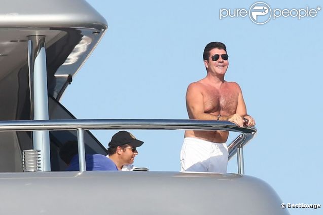 Simon Cowell en août 2012 dans le sud de la France