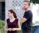 Ryan Gosling et Rooney Mara tournent une scène d'amour pour le nouveau film mystérieux de Terrence Malick à Austin, Texas. Le 24 septembre 2012.