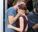 Ryan Gosling et Rooney Mara tournent une scène d'amour pour le nouveau film mystérieux de Terrence Malick à Austin, Texas. Le 24 septembre 2012.