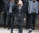 Gwen Stefani et le reste du groupe No Doubt sortent de leur hôtel à Londres, le 26 septembre 2012.