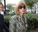 Anna Wintour arrive au défilé Carven printemps-été 2013 au Grand Palais. Paris, le 27 septembre 2012.