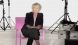 Sophie Davant, pour la campagne de dépistage du cancer du sein Octobre rose, lancée le 29 septembre 2012.