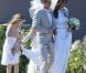 Jean-Luc Delarue et Anissa Khelifi, le jour de leur mariage, à Sauzon (mai 2012). Photo exclusive.