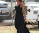 Victoria Beckham, inséparable de sa fillette Harper, assiste à l'entraînement de foot de ses trois fils, le samedi 29 septembre 2012 à Los Angeles.