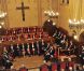 Le prince Albert II de Monaco le 1er octobre 2012 lors de la rentrée solennelle des cours et tribunaux de la principauté.