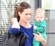 Jennifer Garner emmène le petit Samuel, 7 mois, chez le médecin en compagnie de Seraphina, le 5 octobre 2012 à Los Angeles