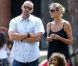 Heidi Klum assiste avec ses trois enfants Leni, Johan et Lou et son compagnon Martin Kristen au match de football de Henry, à Los Angeles, le 6 octobre 2012