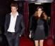  Kelly Brook et son chéri Thom Evans quittent le Crazy Horse. Londres, le 5 octobre 2012. 