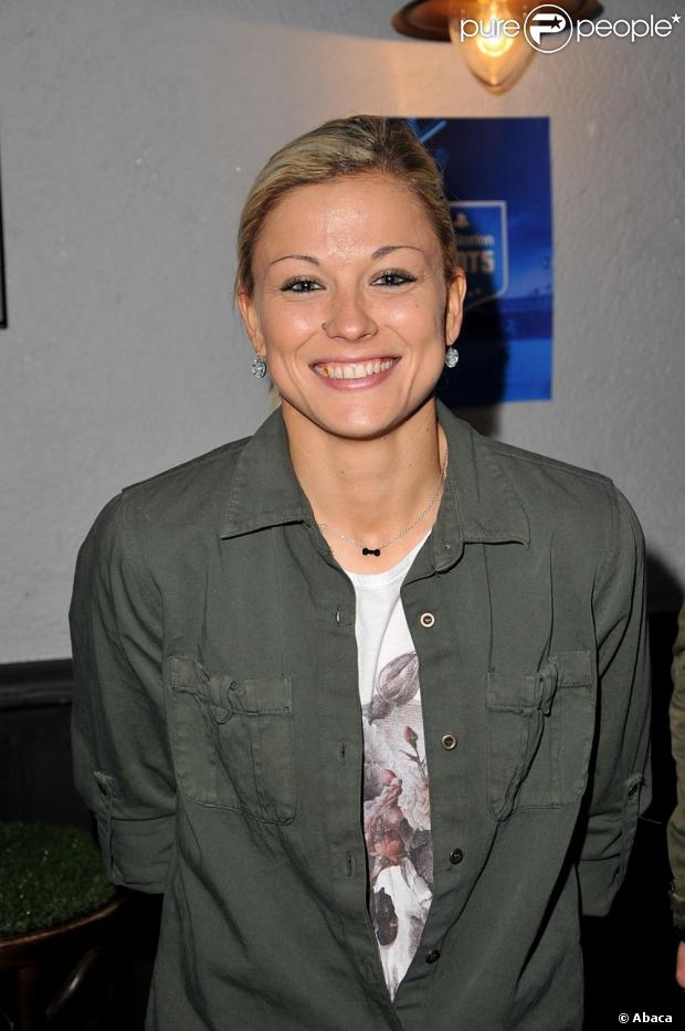 Laure Boulleau lors de la soirée de lancement du Playstation Foot 5 au bar Le Players le 9 octobre 2012 à Paris