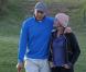 Abdellatif Benazzi et Nathalie Simon lors du Trophée Novotel des Personnalités qui se disputait sur l'Albatros au Grand National à Saint-Quentin-en-Yvelines les 12 et 13 octobre 2012