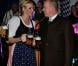 Le prince Albert de Monaco, parrain de l'événement, et la princesse Charlene de Monaco inauguraient dimanche 14 octobre 2012 la 7e édition de l'Oktoberfest en principauté, au Café de Paris et en habits traditionnels bavarois.