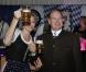 Le prince Albert de Monaco, parrain de l'événement, et la princesse Charlene de Monaco inauguraient dimanche 14 octobre 2012 la 7e édition de l'Oktoberfest en principauté, au Café de Paris et en habits traditionnels bavarois.