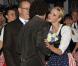 Le prince Albert de Monaco, parrain de l'événement, et la princesse Charlene de Monaco inauguraient dimanche 14 octobre 2012 la 7e édition de l'Oktoberfest en principauté, au Café de Paris et en habits traditionnels bavarois.