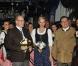 Le prince Albert de Monaco, parrain de l'événement, et la princesse Charlene de Monaco inauguraient dimanche 14 octobre 2012 la 7e édition de l'Oktoberfest en principauté, au Café de Paris et en habits traditionnels bavarois.
