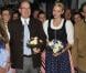 Le prince Albert de Monaco, parrain de l'événement, et la princesse Charlene de Monaco inauguraient dimanche 14 octobre 2012 la 7e édition de l'Oktoberfest en principauté, au Café de Paris et en habits traditionnels bavarois.
