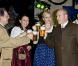 La princesse Charlene de Monaco et le prince Albert, parrain de l'événement, lors de l'inauguration de la 7e Oktoberfest de Monaco, le 14 octobre 2012 au Café de Paris.