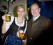 La princesse Charlene de Monaco a levé sa chope avec le prince Albert, parrain de l'événement, lors de l'inauguration de la 7e Oktoberfest de Monaco, le 14 octobre 2012 au Café de Paris.
