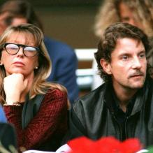Francis Cabrel et son épouse Mariette en 1994.