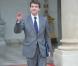 Arnaud Montebourg à la sortie du Conseil des ministres au palais de l'Elysée à Paris, le 17 octobre 2012.