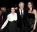 Corinne et Lorraine Ricard, Jean-Gabriel Mitterrand au Bal Jaune, organisé par la Fondation d'Entreprise Ricard à l'occasion de la FIAC, à Paris, le 19 octobre 2012.