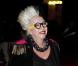 Orlan au Bal Jaune, organisé par la Fondation d'Entreprise Ricard à l'occasion de la FIAC, à Paris, le 19 octobre 2012.