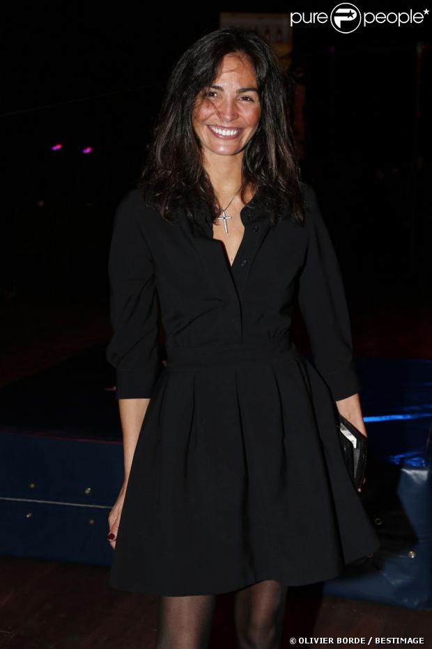 Inés Sastre au Bal Jaune, organisé par la Fondation d'Entreprise Ricard à l'occasion de la FIAC, à Paris, le 19 octobre 2012.