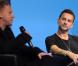 Depeche Mode en conférence de presse à Paris, le 23 octobre 2012.