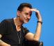 Dave Gahan de Depeche Mode en conférence de presse à Paris, le 23 octobre 2012.
