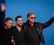 Martin Gore, Dave Gahan et Andy Fletcher de Depeche Mode en conférence de presse à Paris, le 23 octobre 2012.