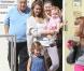 Jessica Alba sort d'un restaurant à Los Angeles avec ses fillettes le 25 octobre 2012