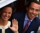 Pippa et James Middleton en juin 2012 lors de la parade sur la Tamise pour le jubilé de diamant.