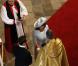 James Middleton lors du mariage royal du prince William et de Kate Middleton, à Westminster le 29 avril 2011