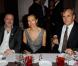 Carole Bouquet entourée de Bernard de La Villardière et Philippe Faure-Brac au Salon des rencontres vVinicoles de Paris au Pavillon Kléber le 23 octobre 2012.