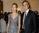 Carole Bouquet et Bernard de La Villardière au Salon des rencontres vinicoles de Paris au Pavillon Kléber le 23 octobre 2012.
