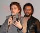 EXCLU - Nader Boussandel et Baptiste Lecaplain lors de l'avant-première du film Nous York à Versailles au cinéma Le Cyrano le vendredi 2 novembre 2012
  