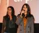 EXCLU - Géraldine Nakache et Leïla Bekhti lors de l'avant-première du film Nous York à Versailles au cinéma Le Cyrano le vendredi 2 novembre 2012
  