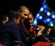 Sasha et Malia Obama, complices avec leur papa Barack à l'occasion des illuminations de Noël à Washington en 2011