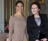 Princesse Victoria : Superbe pour un rendez-vous politique au palais