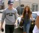 Miley Cyrus et Nick Jonas vont déjeuner à Los Angeles le 11 avril 2009.
