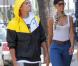 Chris Brown et Rihanna à Beverly Hills le 26 août 2008.