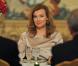 Valérie Trierweiler assume son rôle de Première dame lors d'un dîner à l'Elysée
