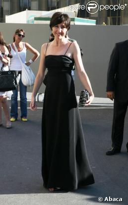 au défilé Armani