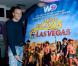 Charles, Arthur, Tressia, Laura, Hillary, Vincent, Harmonie, Ryan, Gaëlle et Alexandre lors de la conférence de presse pour "Les Ch'tis à Las Vegas" à L'Elysée Lounge, à Paris, le 13 décembre 2012.