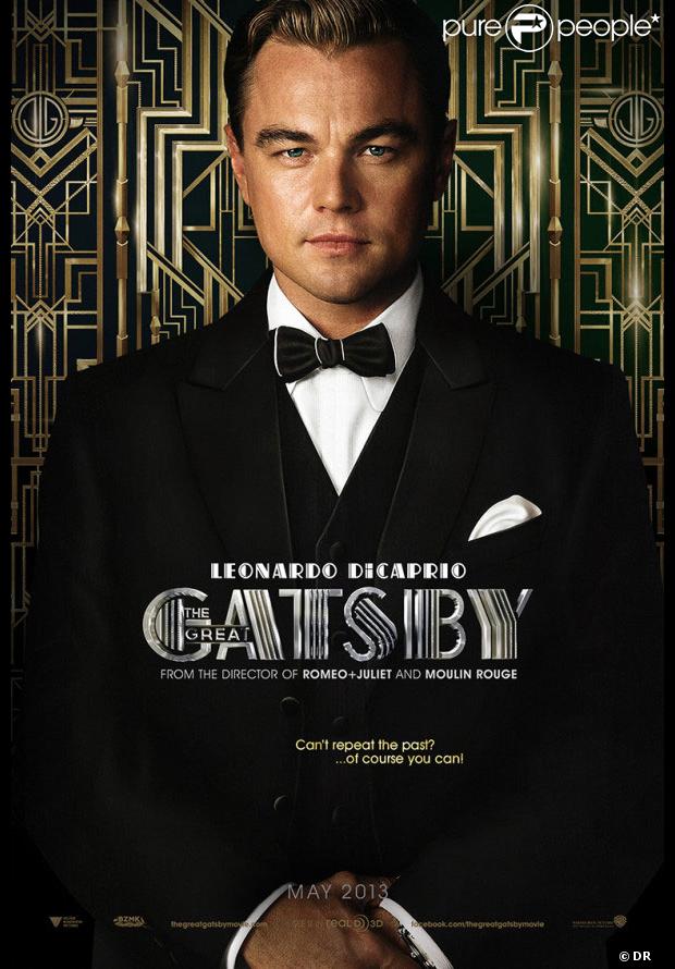 Characters poster pour Leonardo DiCaprio dans Gatsby le Magnifique.