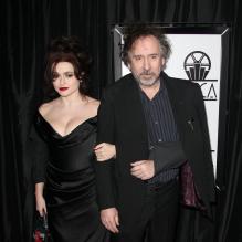 Helena Bonham Carter et Tim Burton à la 38e cérémonie des LA Film Critics Association Awards à Los Angeles, le 12 janvier 2013.