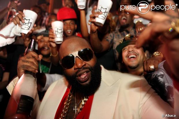 Exclusif - Rick Ross fête son 37e anniversaire au LIV à Miami Beach. Le 27 janvier 2013.