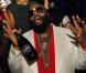 Exclusif - Rick Ross, champagne et cigare en mains, fête son 37e anniversaire au LIV à Miami Beach. Le 27 janvier 2013.