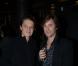 Bénabar et Thomas Dutronc à l'after-show des Enfoirés qui s'est déroulée dans une chaude ambiance Chez Castel, à Paris, le 28 janvier 2012.